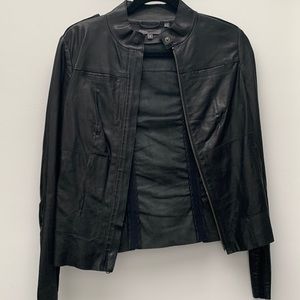 Vince leather moto jacket - size S